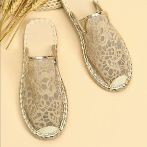 🆕Lace Crochet Espadrilles